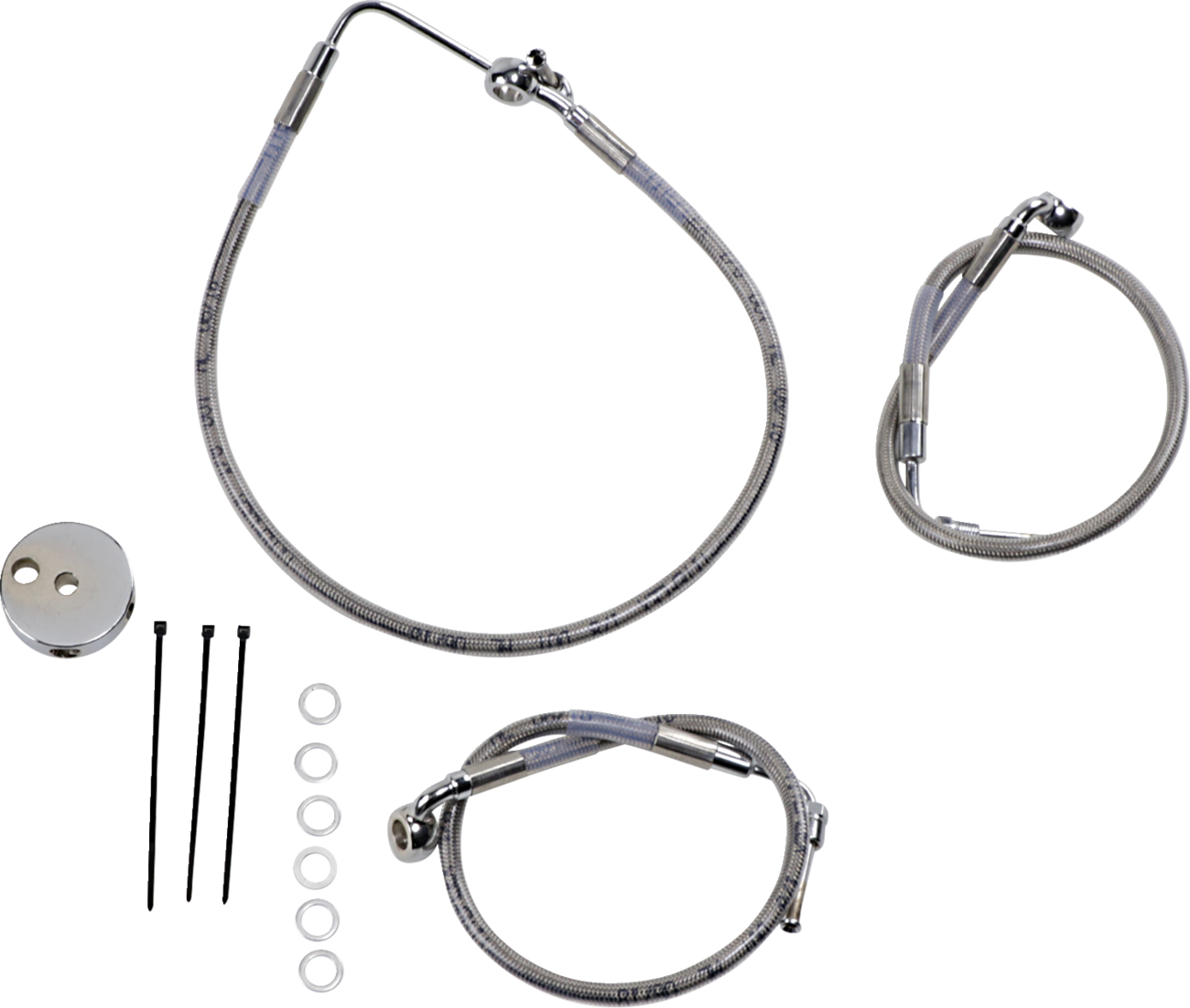 Drag Specialties Stainless Steel Brake Line Kit