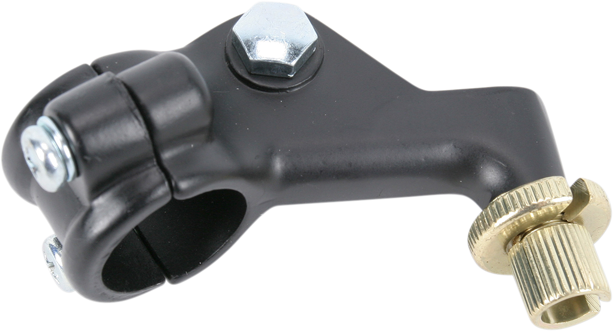 Parts Unlimited Two-Piece Black Lever Holder