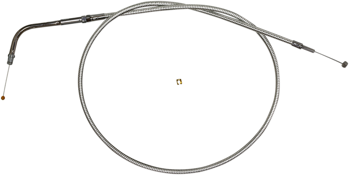 Magnum Shielding Sterling Chromite II Braided Throttle Cable for Harley-Davidson