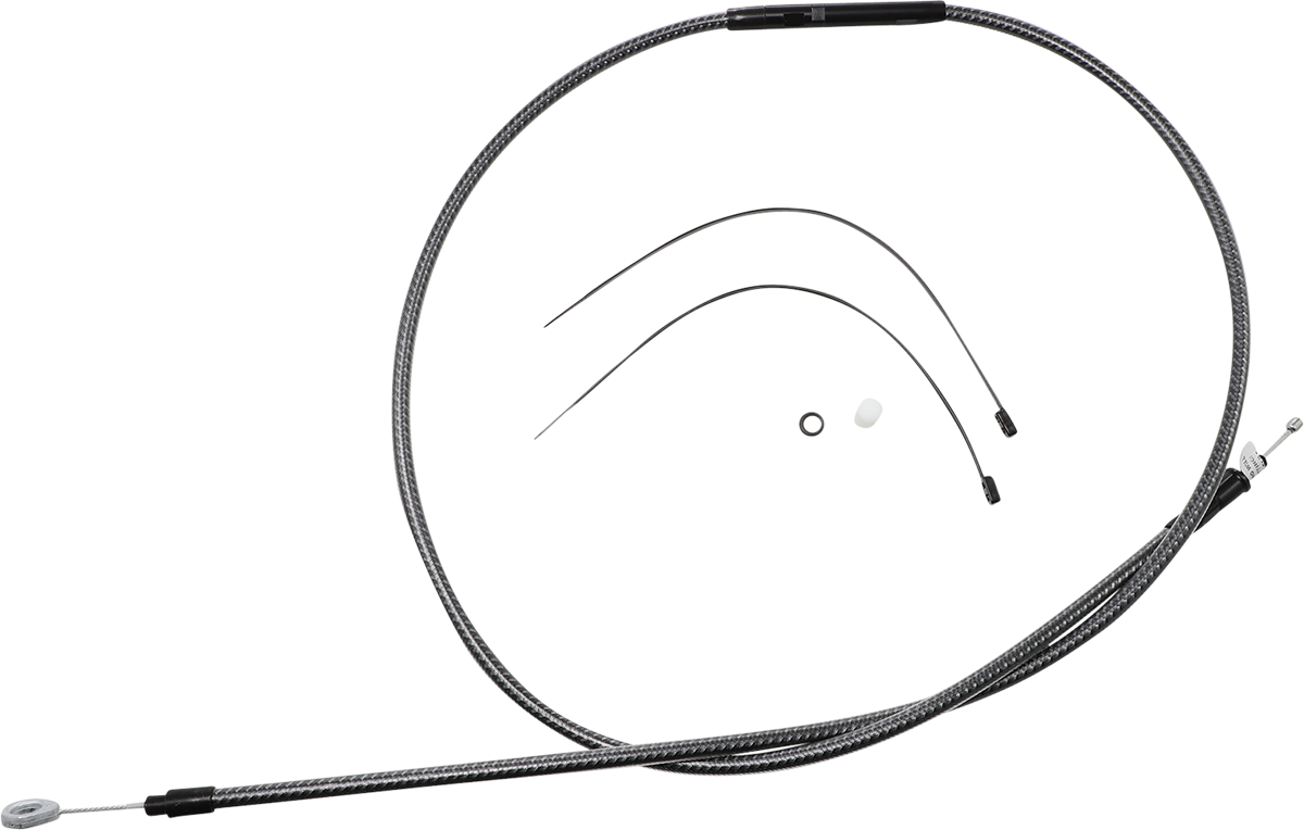 Magnum Shielding High-Efficiency Polished KARBONFIBR Clutch Cable
