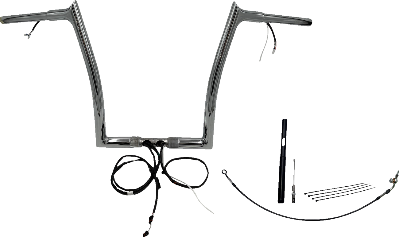 Fat Baggers Inc. EZ Install Wired 1-1/2" Flat Top Handlebar Kit