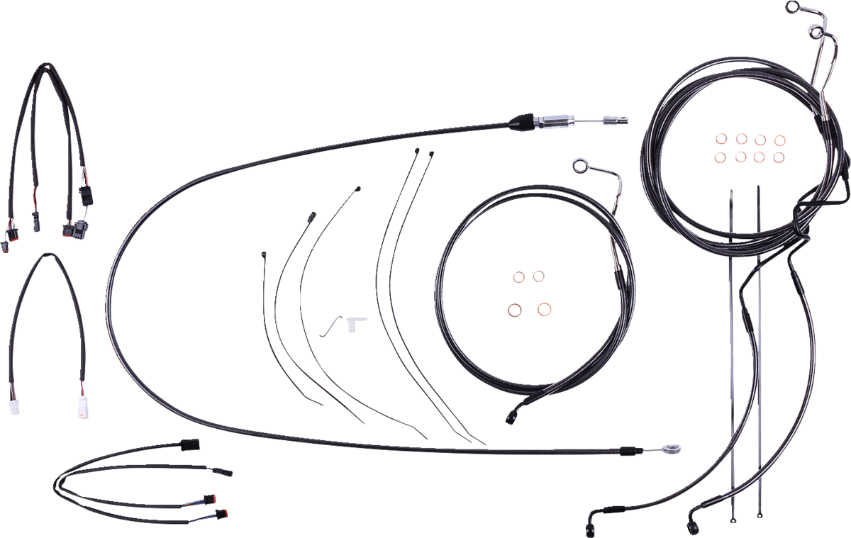 Magnum Shielding Black Pearl Designer Handlebar Installation Kit