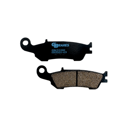 GBRAKES Brake Pads Semi Metallic