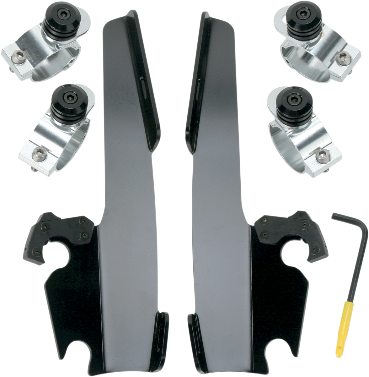 Memphis Shades Fats/Slim Windshield Trigger Lock Complete Mount Kit
