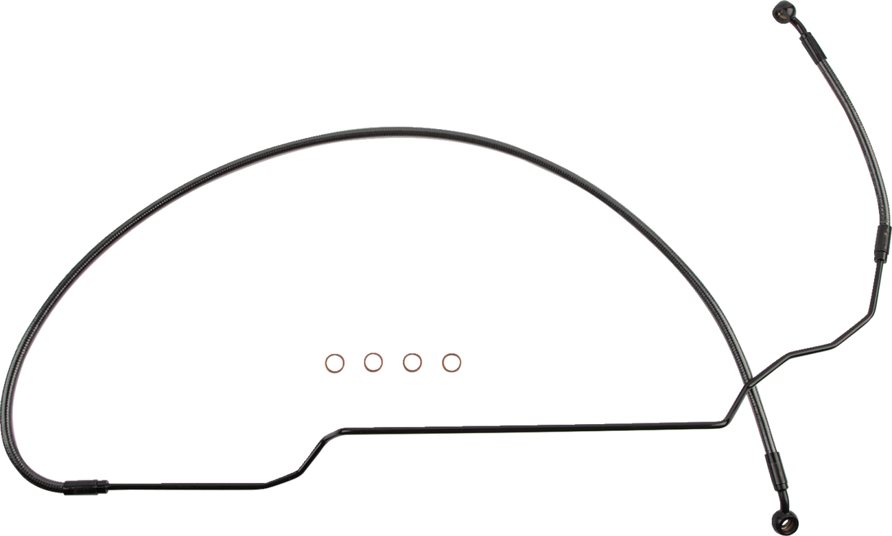 Magnum Shielding Braided Front Brake Line