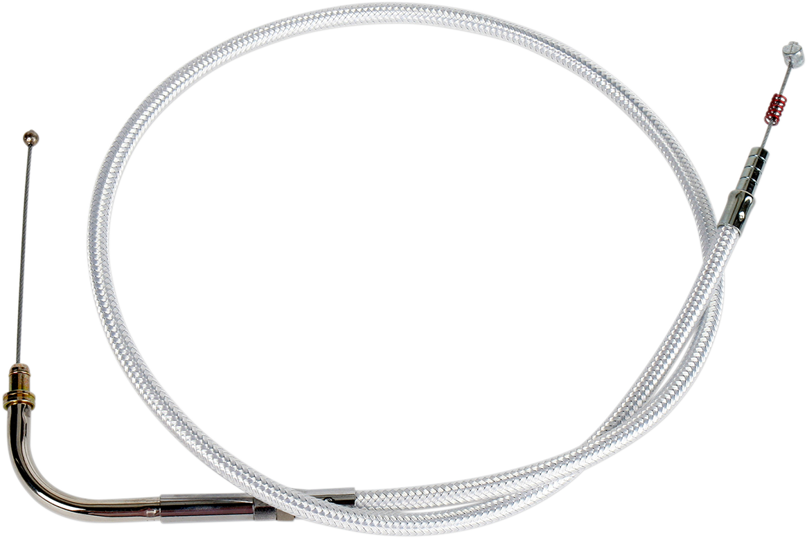Magnum Shielding Sterling Chromite II Braided Idle Cable for Harley-Davidson