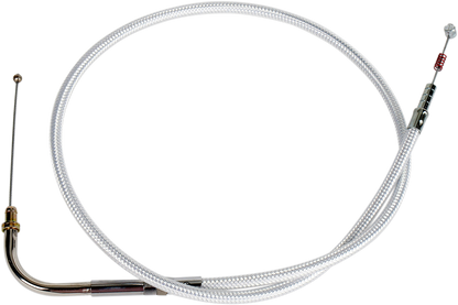 Magnum Shielding Sterling Chromite II Braided Idle Cable for Harley-Davidson