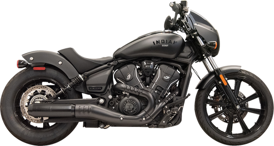 Bassani Xhaust 4" Slip-On Muffler with Billet End Cap