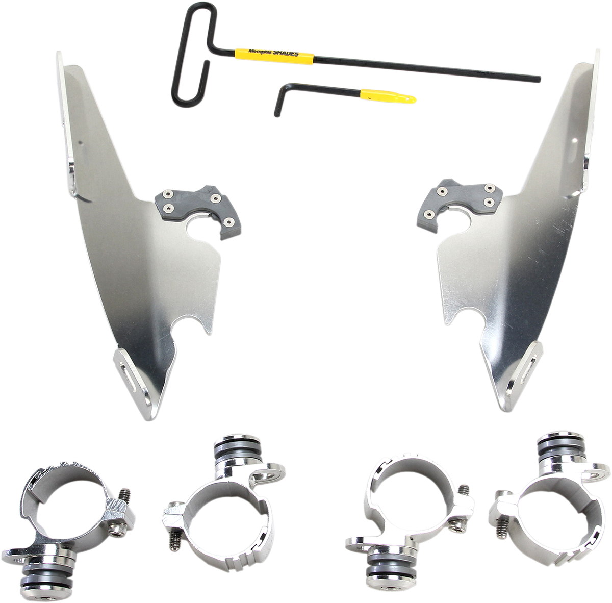 Memphis Shades Fats/Slim Windshield Trigger Lock Complete Mount Kit