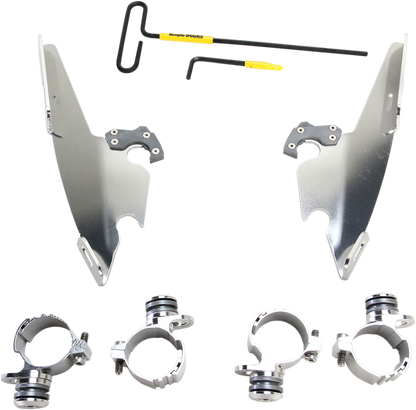 Memphis Shades Fats/Slim Windshield Trigger Lock Complete Mount Kit