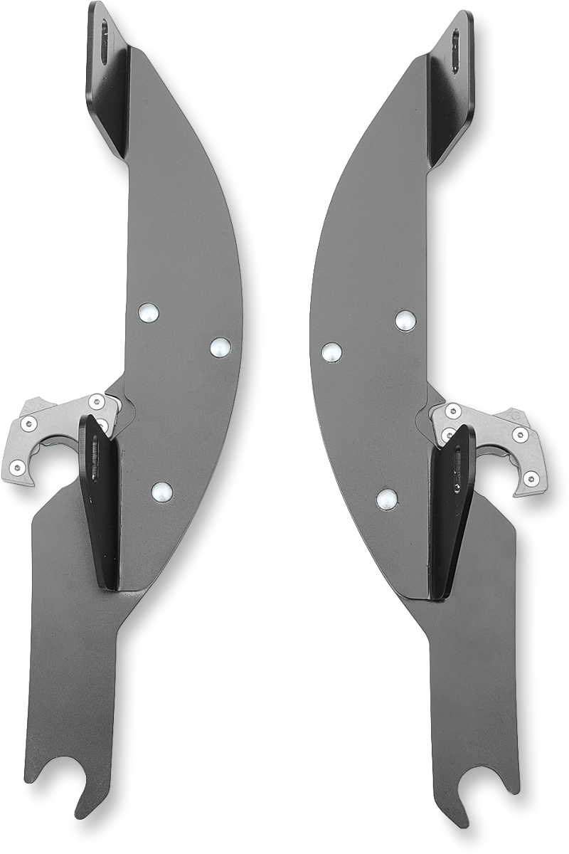 Memphis Shades Windshield Batwing Trigger-Lock Complete Mount Kit