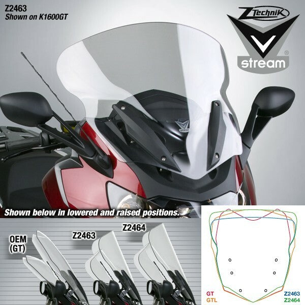 ZTechnik Vstream and Vstream Plus BMW Windscreens