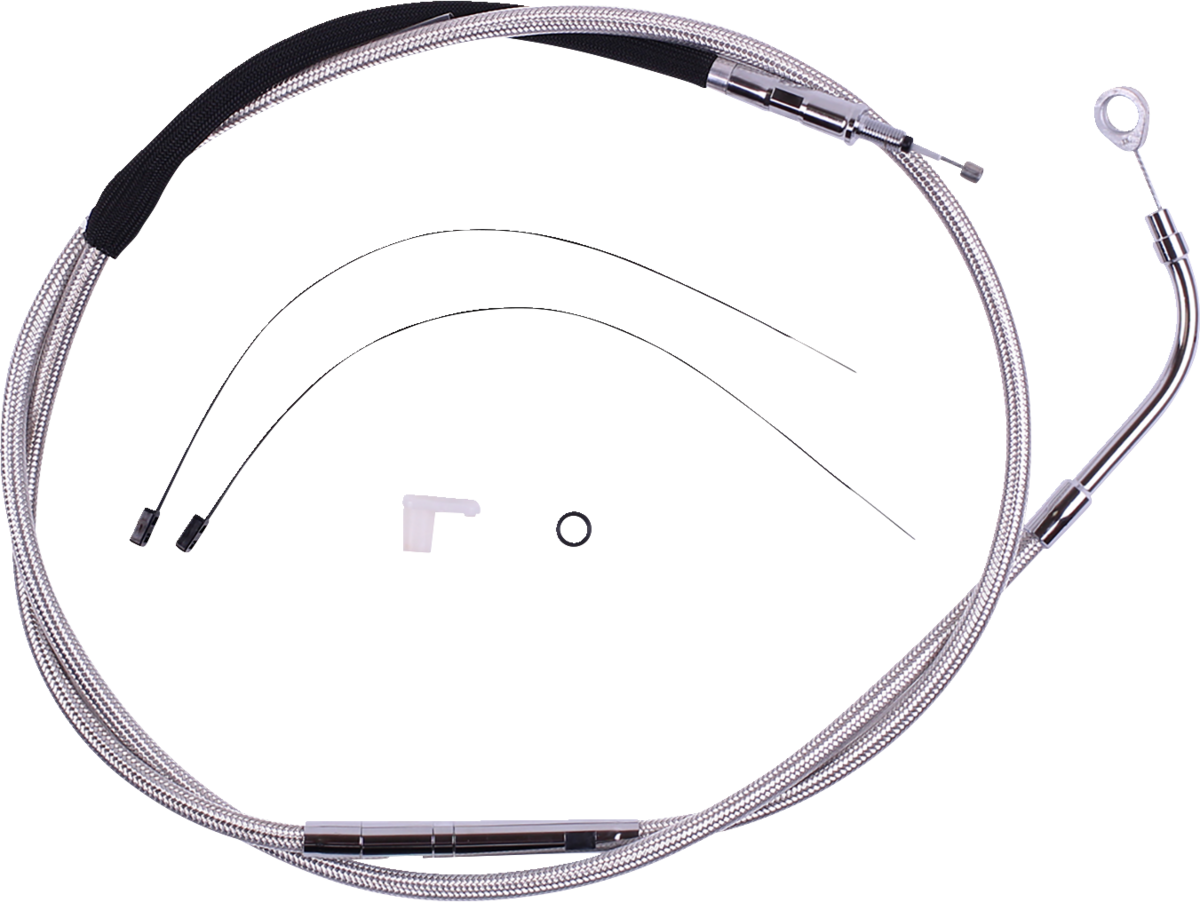 Magnum Shielding High-Efficiency Polished Stainless Clutch Cable