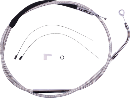 Magnum Shielding High-Efficiency Polished Stainless Clutch Cable
