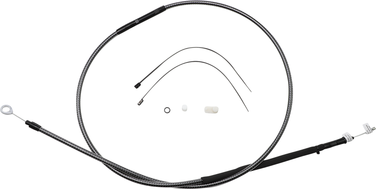 Magnum Shielding High-Efficiency Polished KARBONFIBR Clutch Cable