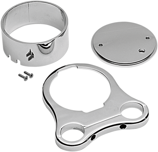 Drag Specialties 1.25" T-Bar Single Gauge Mount
