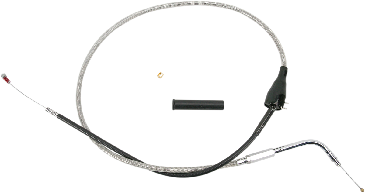Drag Specialties Stainless Braided Idle Cable Cruise