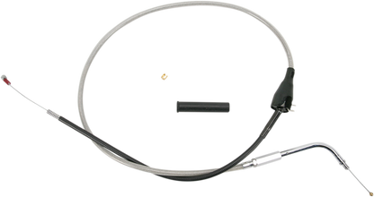 Drag Specialties Stainless Braided Idle Cable Cruise