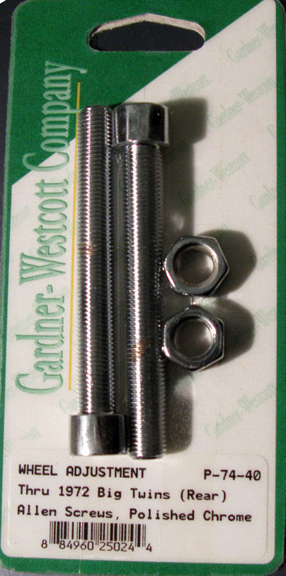 GARDNERWESTCOTT Rear Wheel Adjustment Bolts