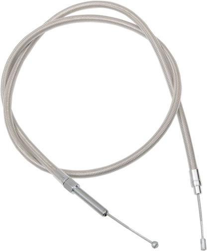 Drag Specialties High-Efficiency Braided Stainless Steel Clutch Cable