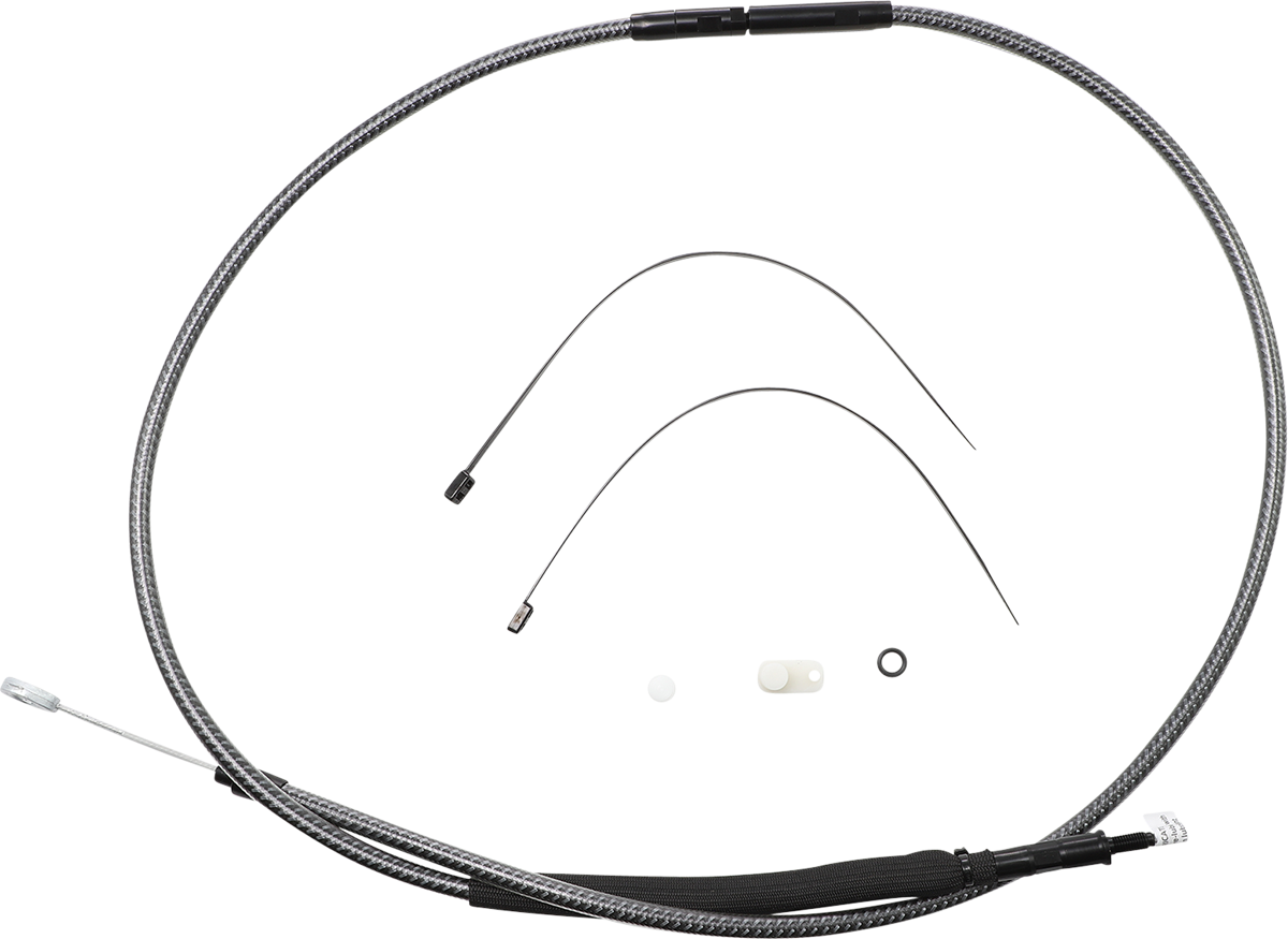 Magnum Shielding High-Efficiency Polished KARBONFIBR Clutch Cable