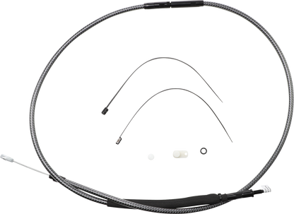 Magnum Shielding High-Efficiency Polished KARBONFIBR Clutch Cable