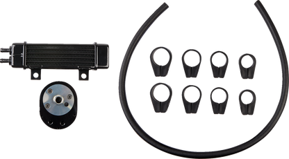 Jagg Oil Coolers Vertical Frame-Mount Oil Cooler Kit