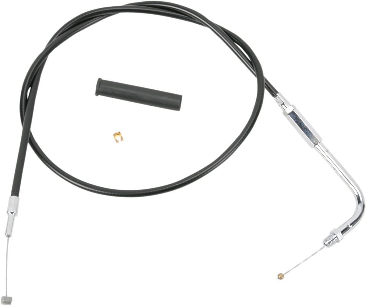 Drag Specialties Black Vinyl Throttle Cable