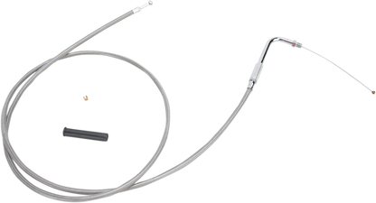 Drag Specialties Stainless Braided Throttle Cable