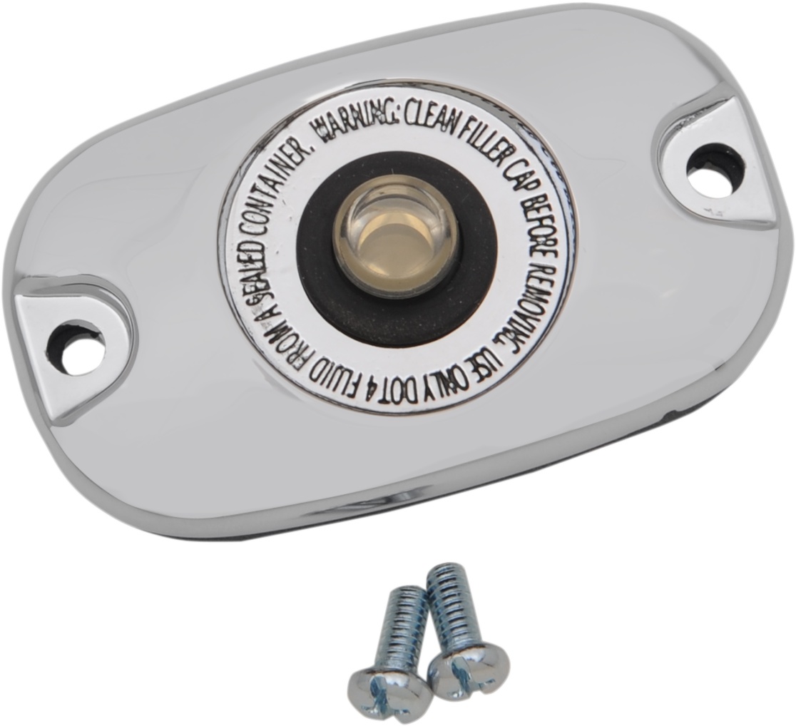Drag Specialties Rear Brake Master Cylinder Cover Kit