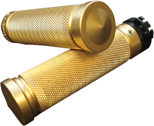Accutronix Brass Knurled Custom Grips