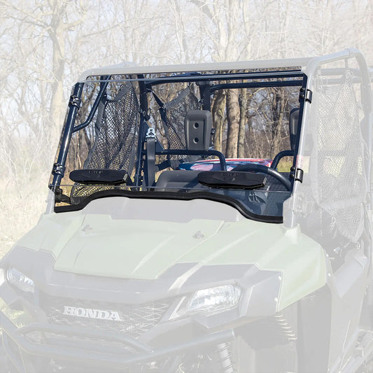 Kolpin Front Poly Windshield - Full Fixed Vented