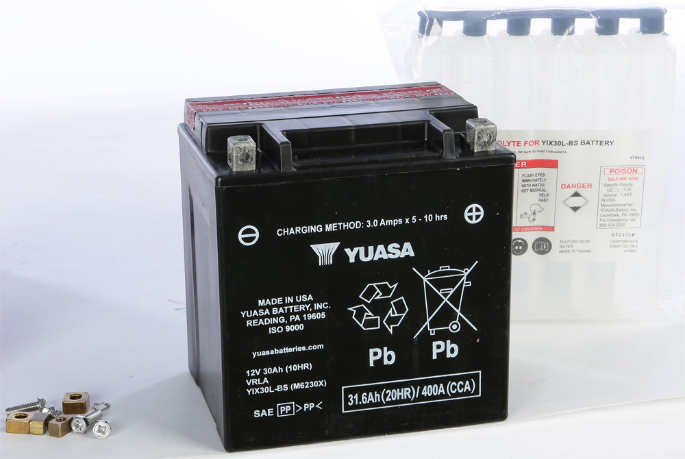 YUASA AGM Maintenance Free Battery