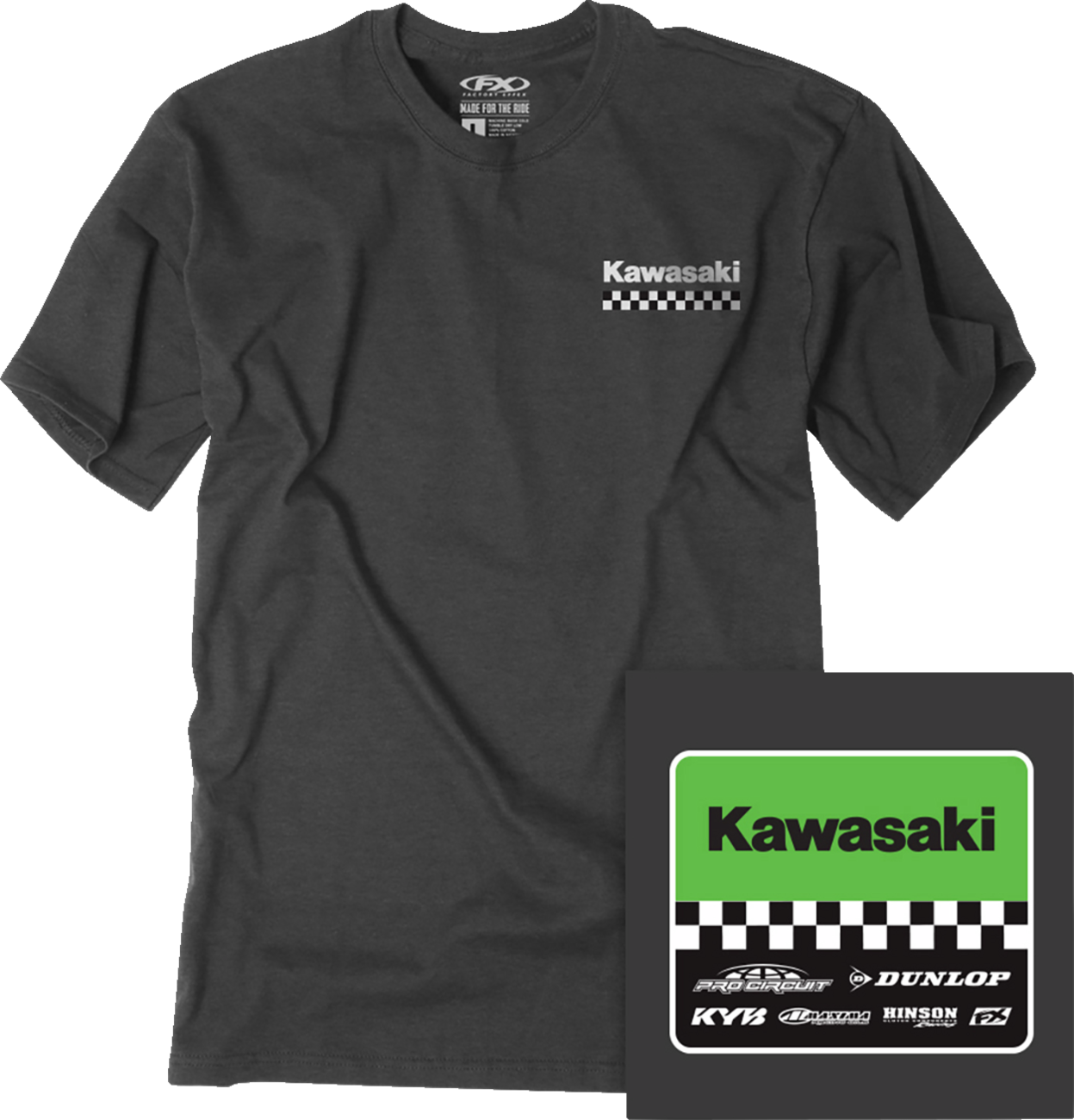 Factory Effex Kawasaki Starting Line T Shirt
