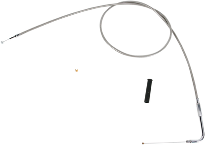 Drag Specialties Stainless Braided Throttle Cable