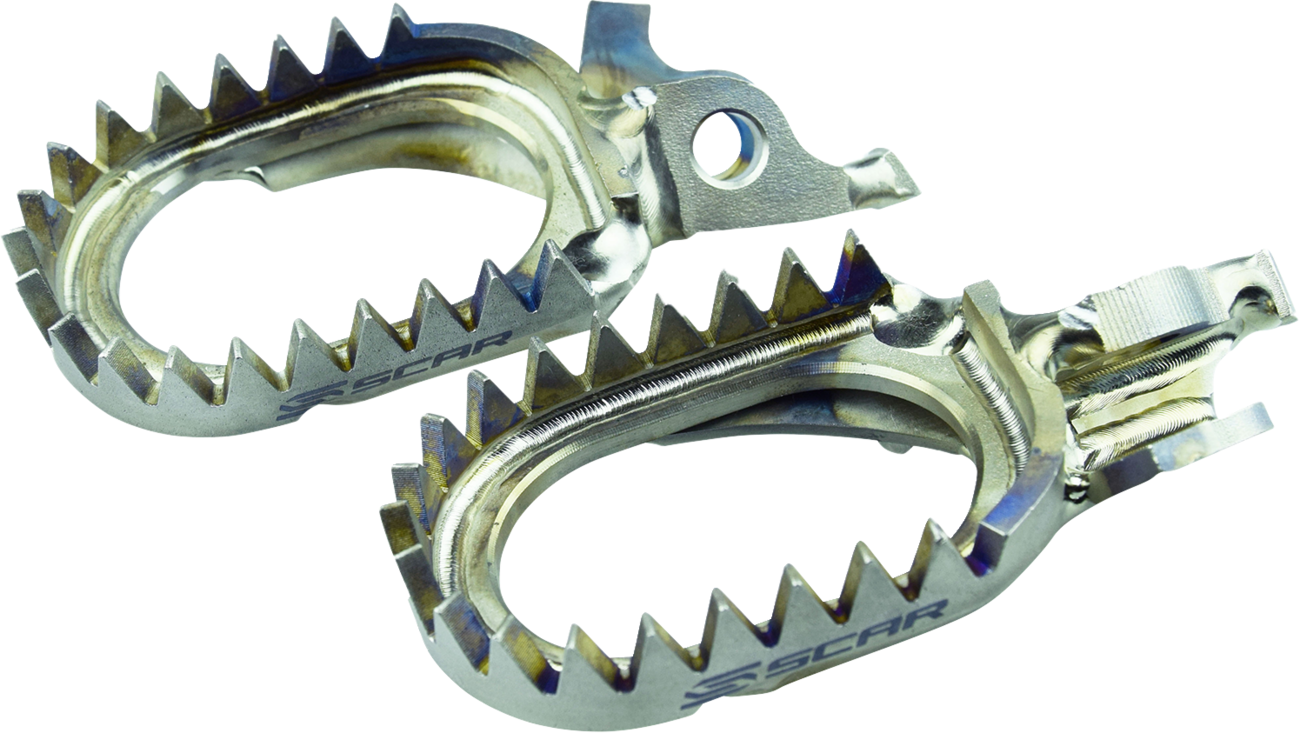Scar Racing Anti-Mud Foot Pegs