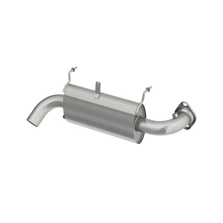 MBRP Single Slip-On System w/ Oval Muffler