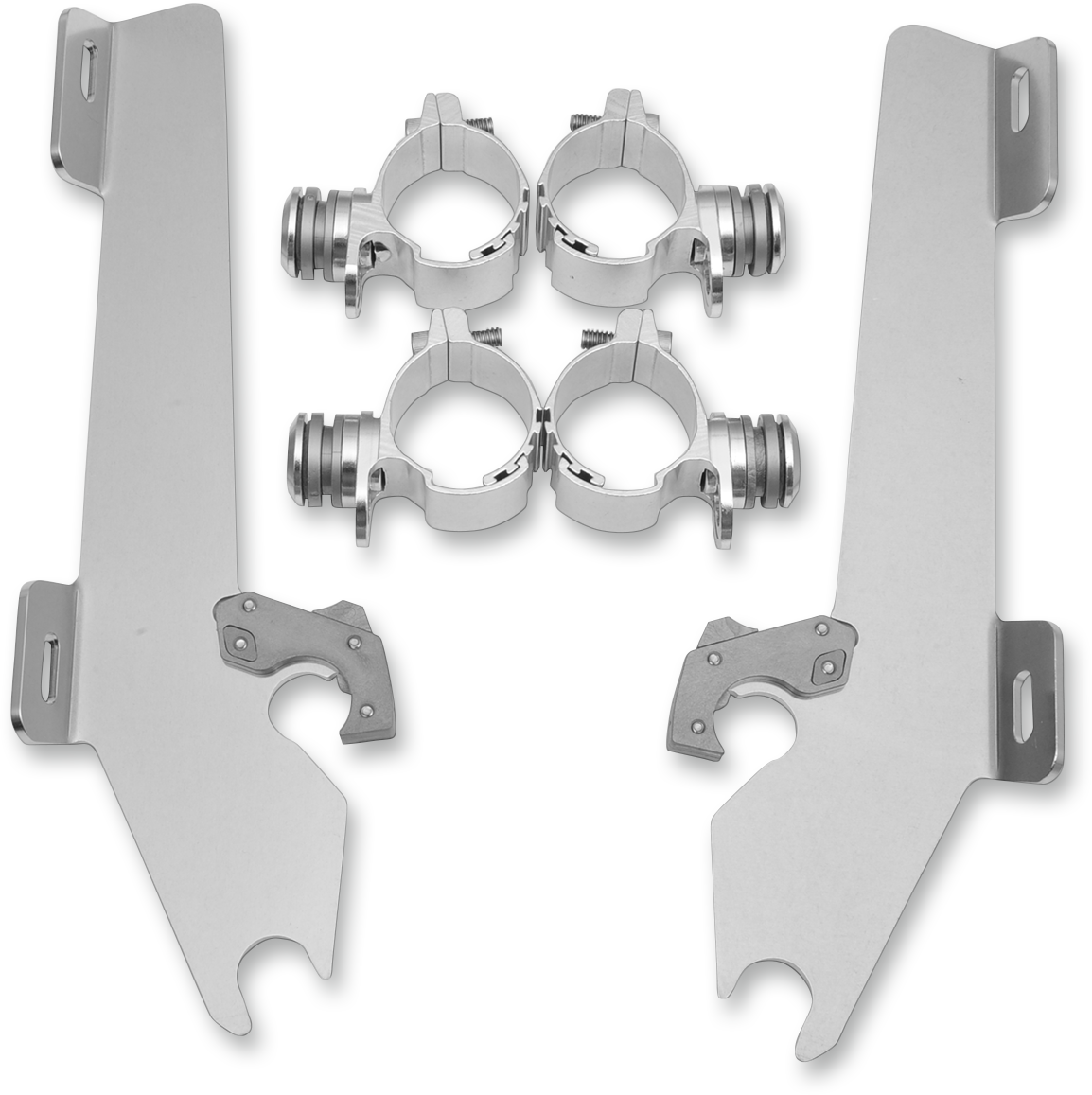 Memphis Shades Windshield Batwing Trigger-Lock Complete Mount Kit