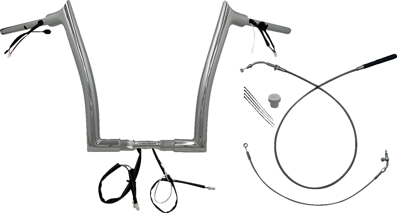 Fat Baggers Inc. 1-1/2" EZ Install Pointed Top Handlebar
