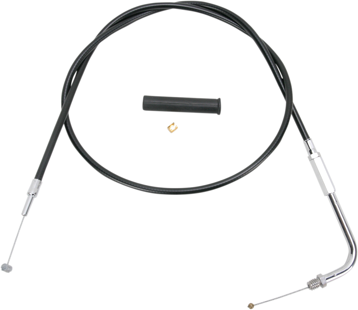 Drag Specialties Black Vinyl Throttle Cable