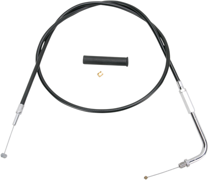 Drag Specialties Black Vinyl Throttle Cable