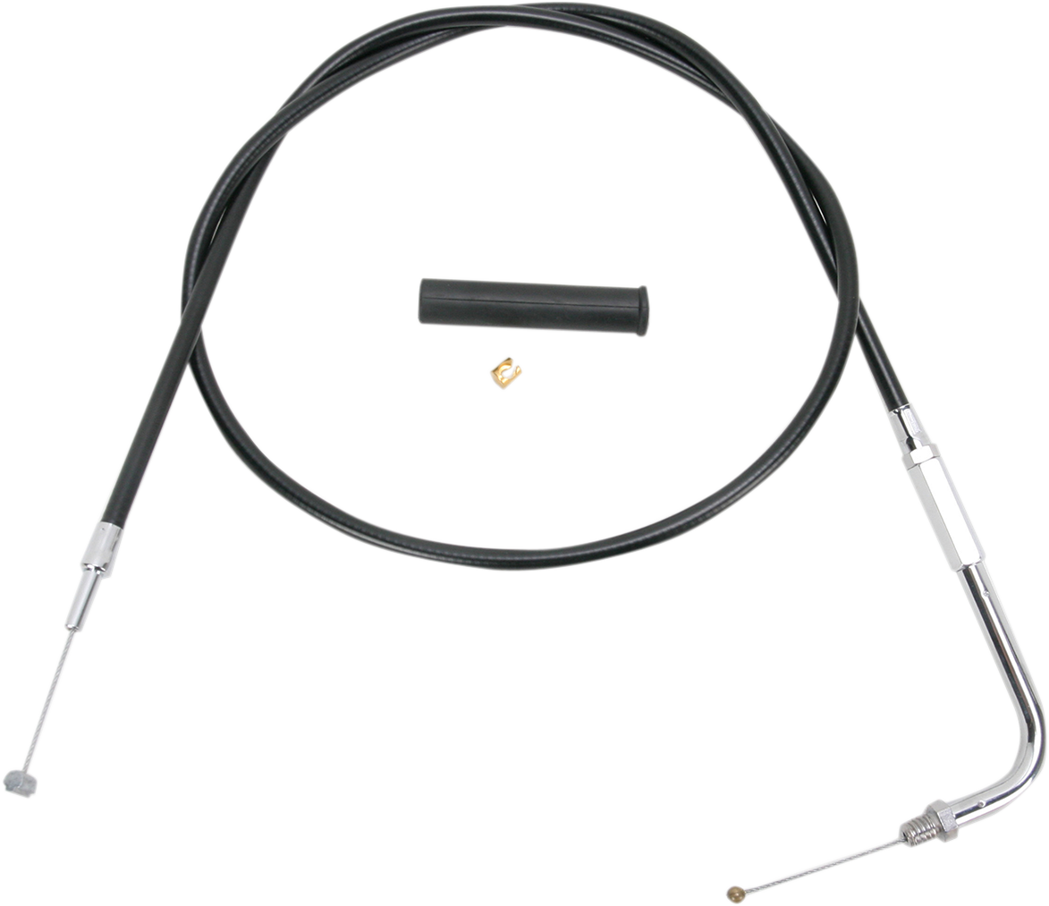 Drag Specialties Black Vinyl Throttle Cable