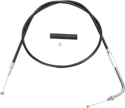Drag Specialties Black Vinyl Throttle Cable