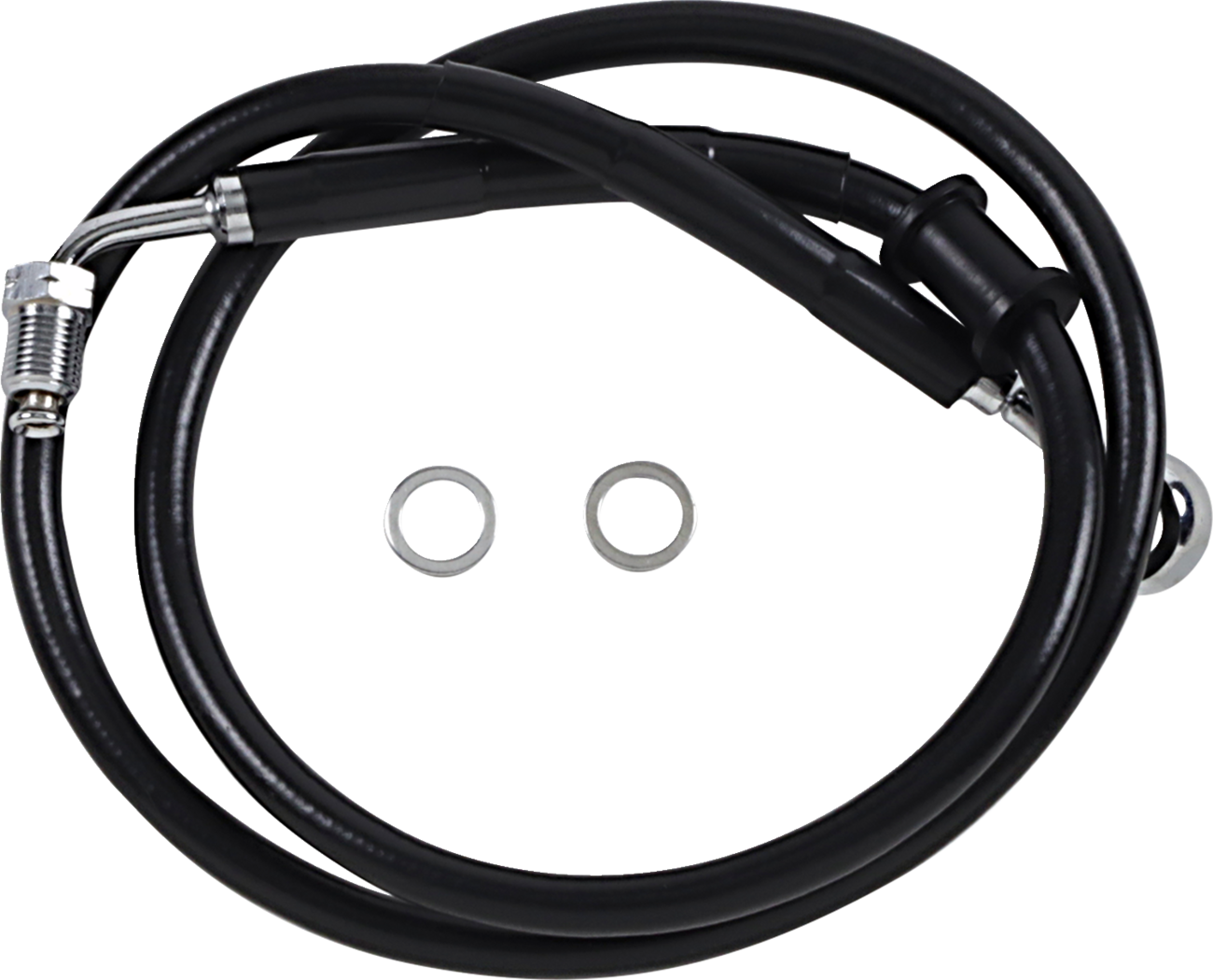 Drag Specialties Extended Length Stainless Steel Brake Line