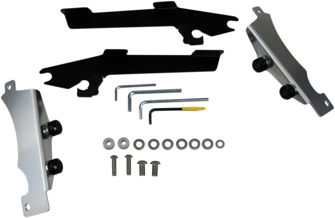 Memphis Shades Windshield Batwing Trigger-Lock Complete Mount Kit