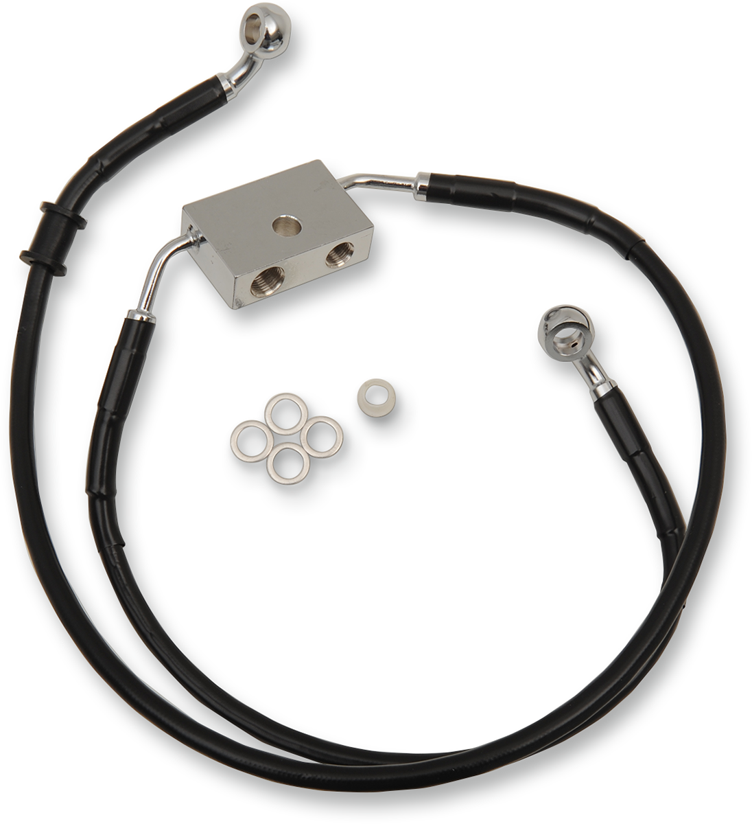Drag Specialties Extended Length Front Brake Line