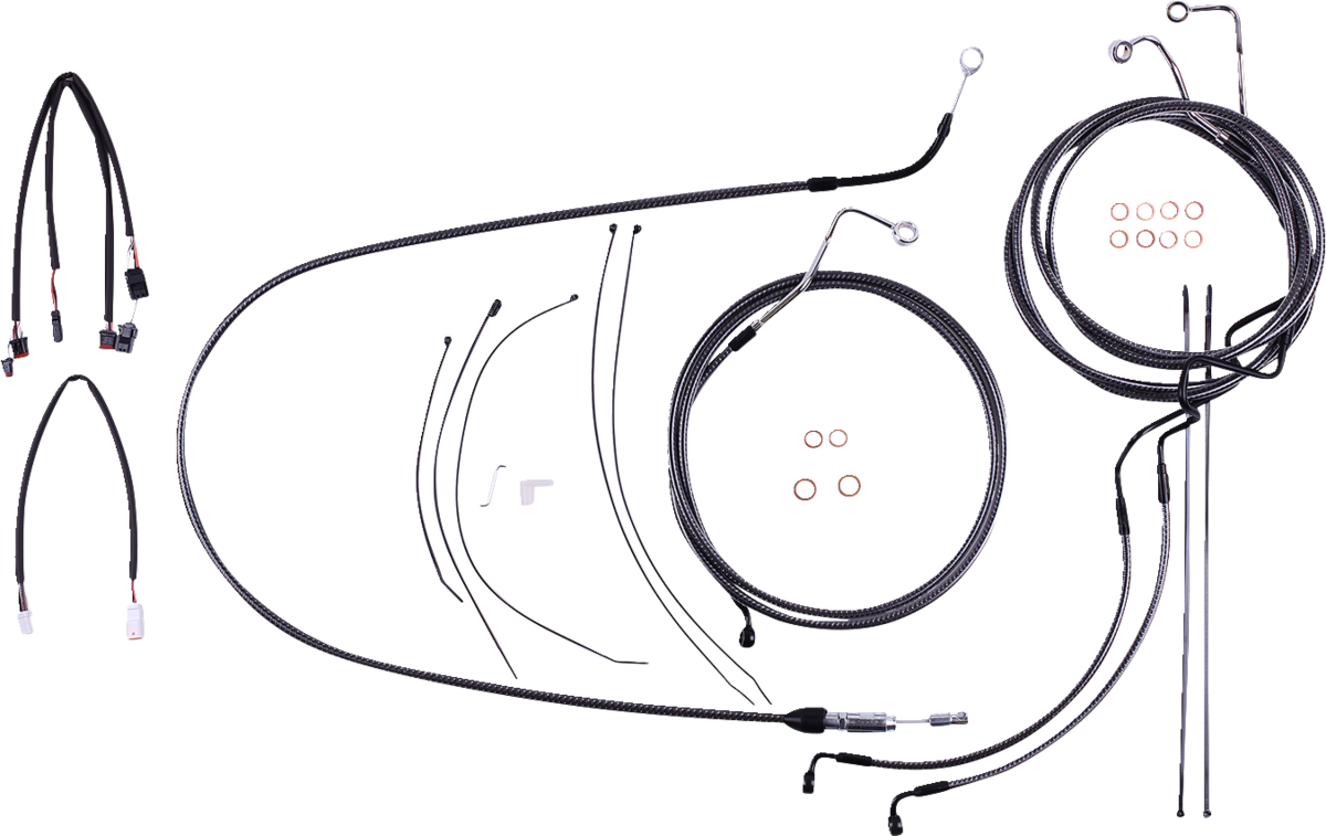 Magnum Shielding KARBONFIBR Designer Handlebar Installation Kit