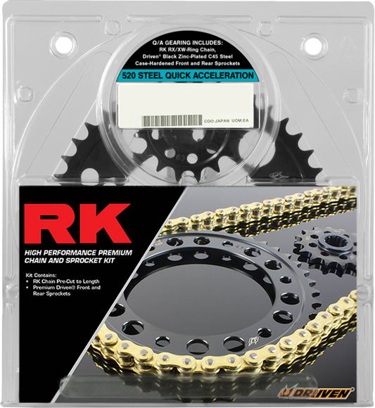 RK Quick Acceleration Chain and Sprocket Kit