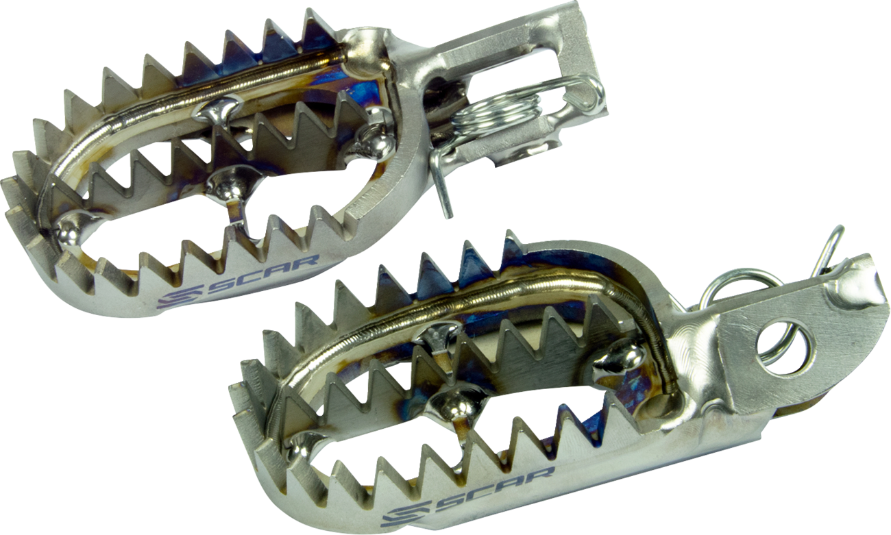 Scar Racing Anti-Mud Foot Pegs