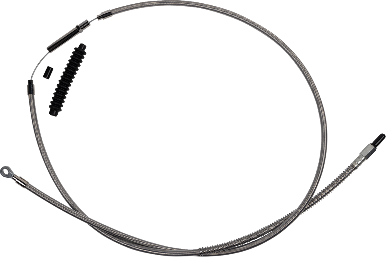 Barnett High-Efficiency Stainless Steel Clutch Cable for Harley-Davidson